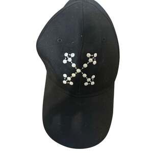 Off-White Arrows Embroidered Baseball Cap Black White Adjustable Hat OS Virgil